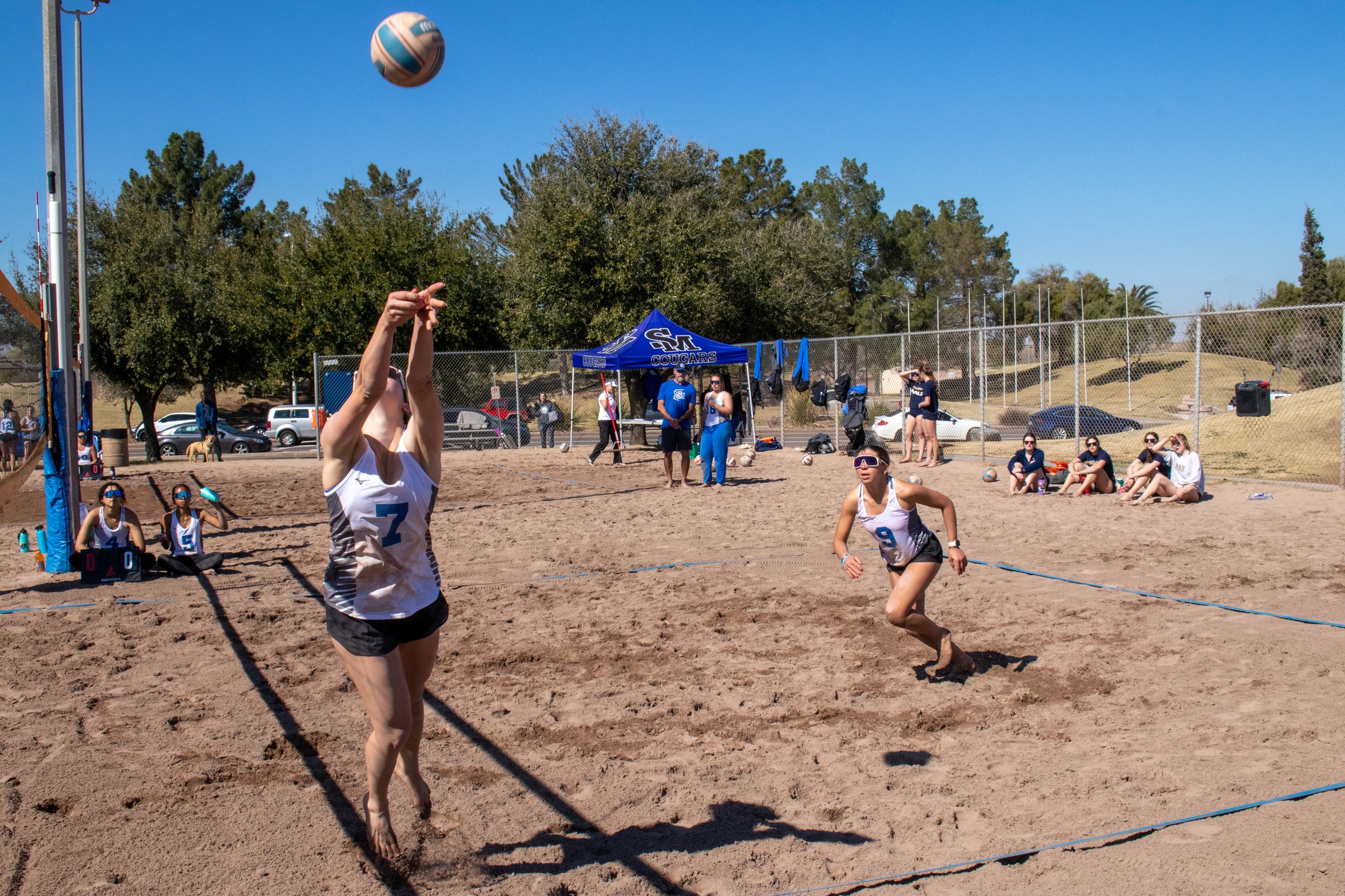 SMCC Beach Volleyball Sweeps NAU Club Team