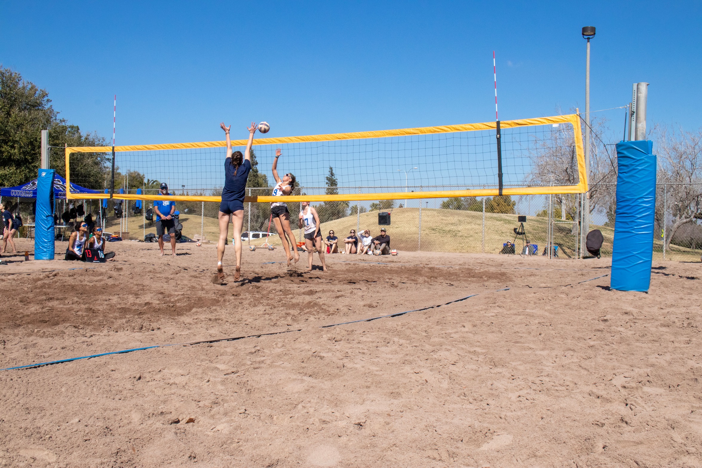 SMCC Beach Volleyball Falls to Mesa CC