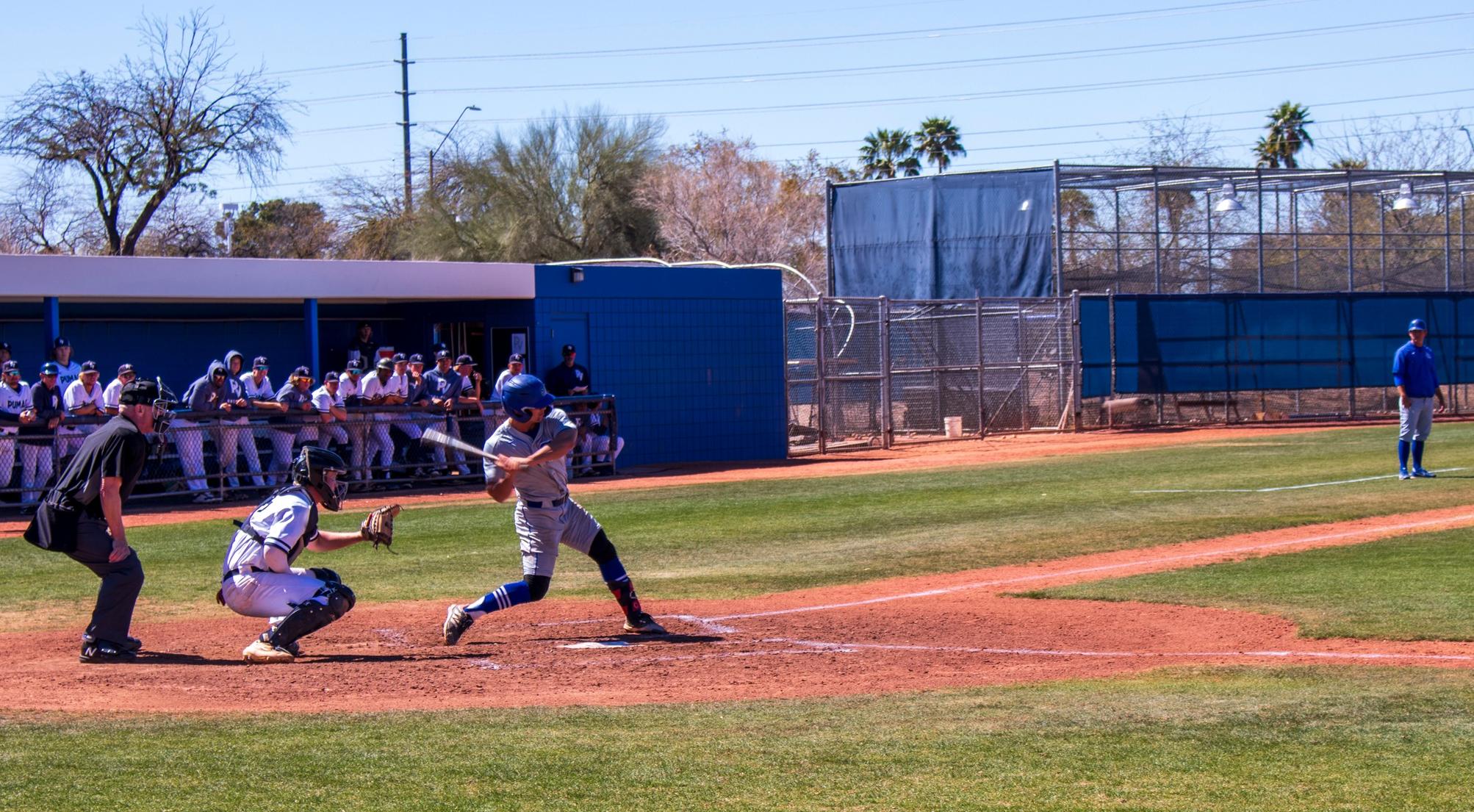 Cougar Baseball Splits ACCAC Doubleheader with Pima CC