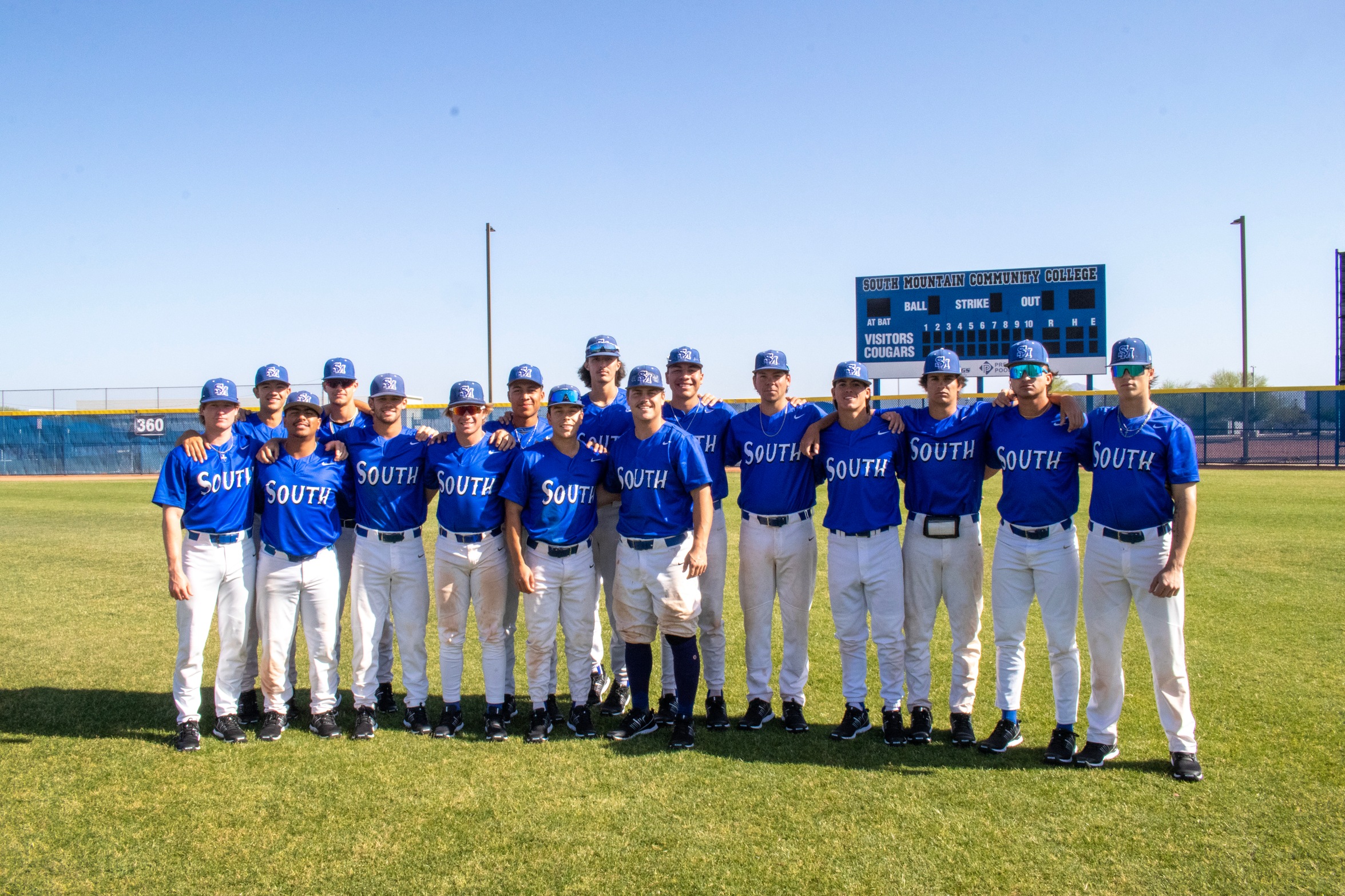 SMCC Baseball Sweeps Doubleheader from Eastern Arizona on Sophomore Day