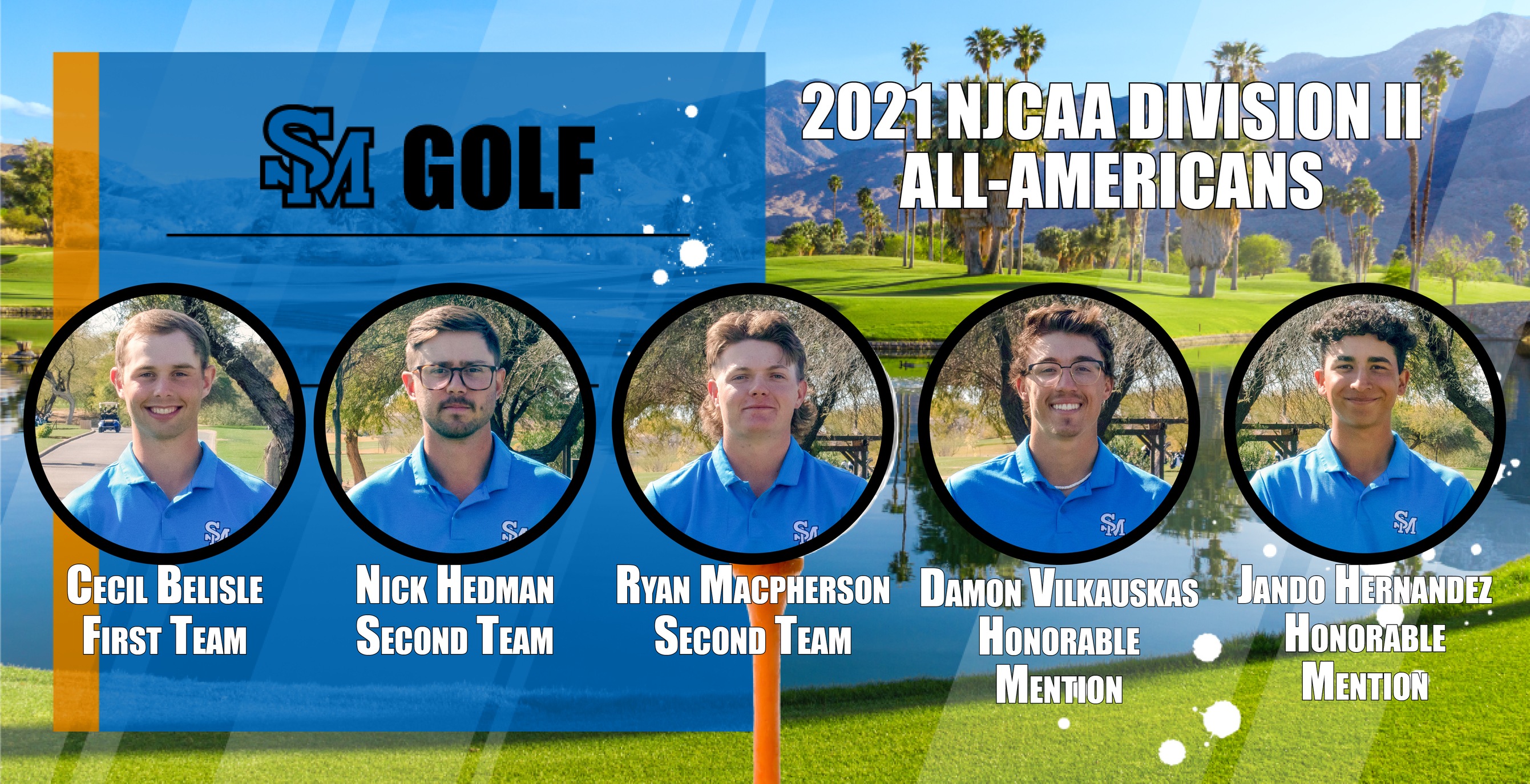 Five Cougars Collect NJCAA Division II All-America Honors