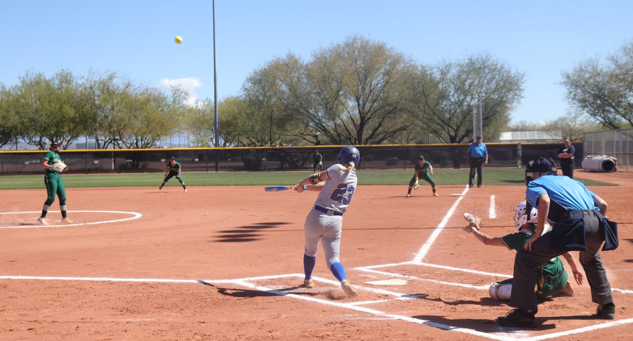 Cougar Softball Sweeps Doubleheader from Glendale CC