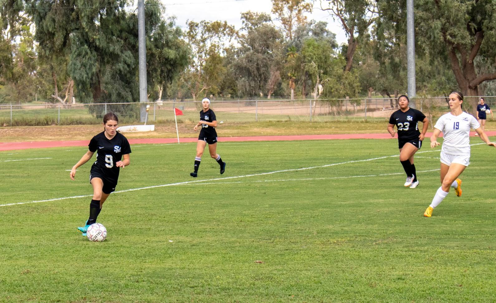 SMCC Women's Soccer Team Splits with Scottsdale CC, Glendale CC